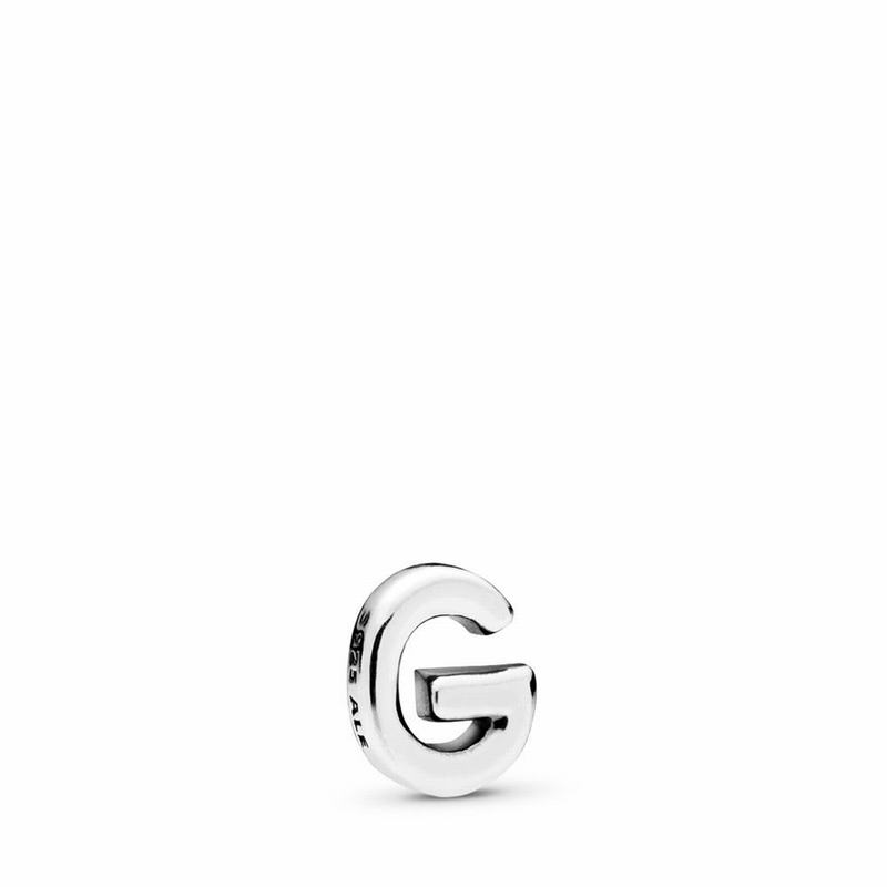 Pandora Letter G Petite Locket Charm NZ, Sterling Silver (534782-WTJ)